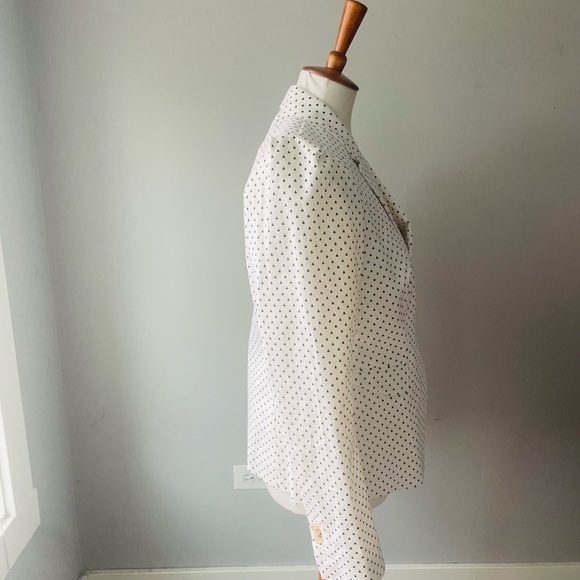 J. Crew White and Black Geometric Blazer - Picture 4 of 10